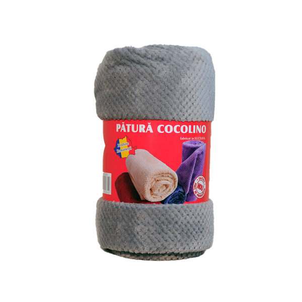 Patura cocolino 180x240-gri deschis