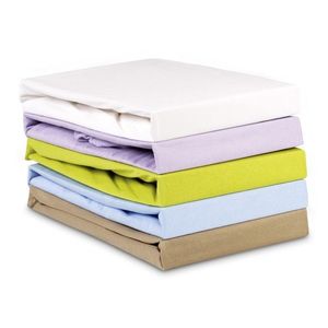 Protectie saltea jersey RestShield Coneltex, dimensiuni 140-160x200 cm, dreptunghiulara, culoare crem